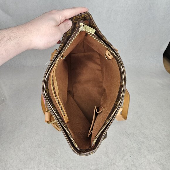 Lous Vuitton Monogram Cabas Piano Tote Bag Handbag Purse with Card - Picture 9 of 14